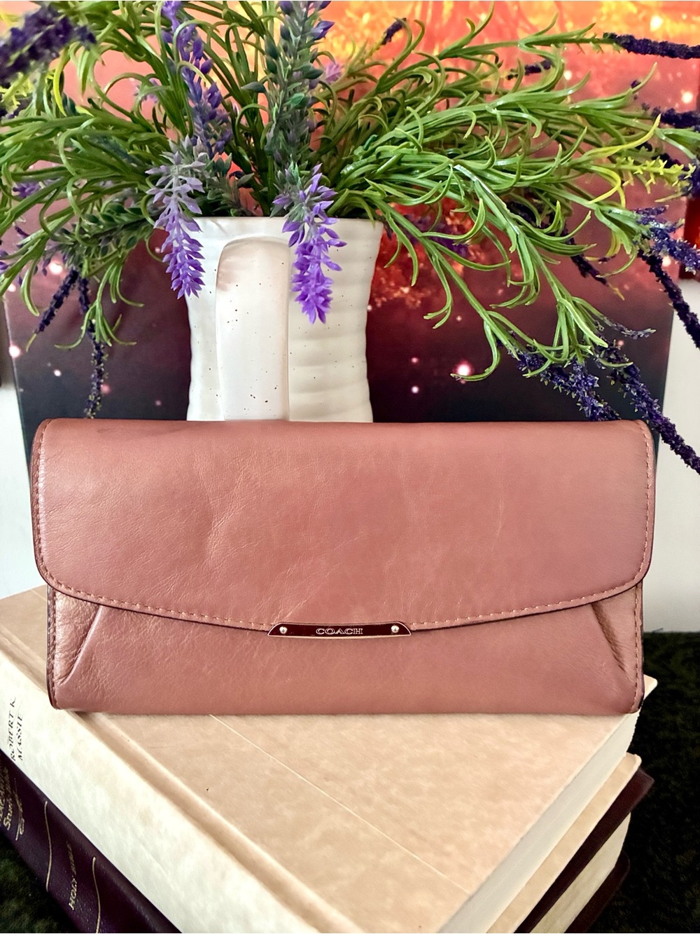 Coach Leather Clutch Wallet